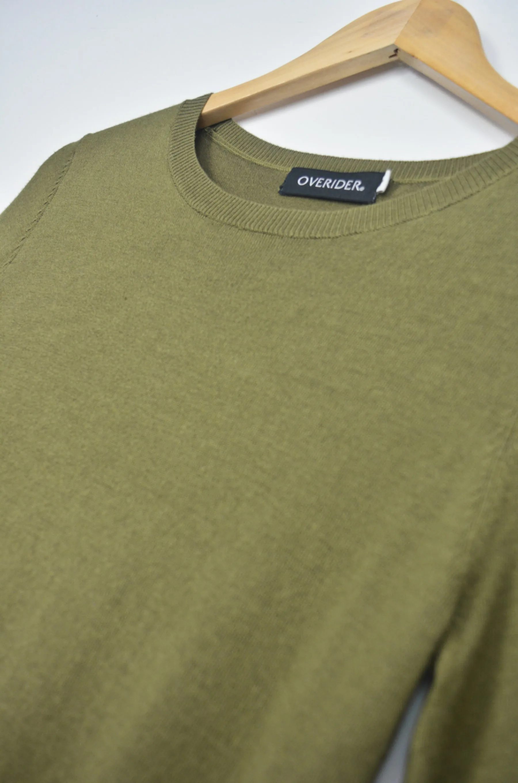 AMELIA - Fine Knit Pullover - Khaki