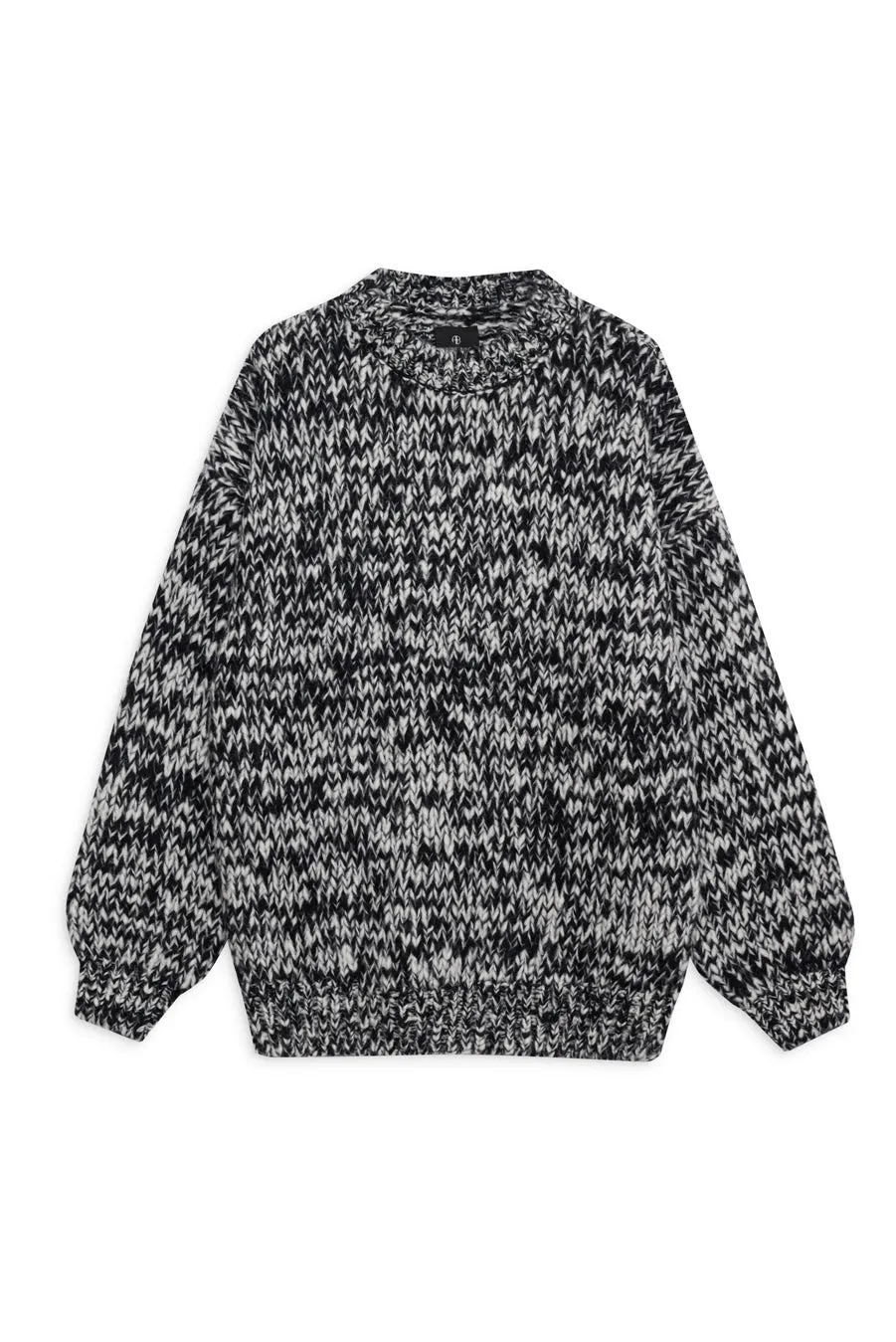Anine Bing - Sydney Crew Sweater in Black/White