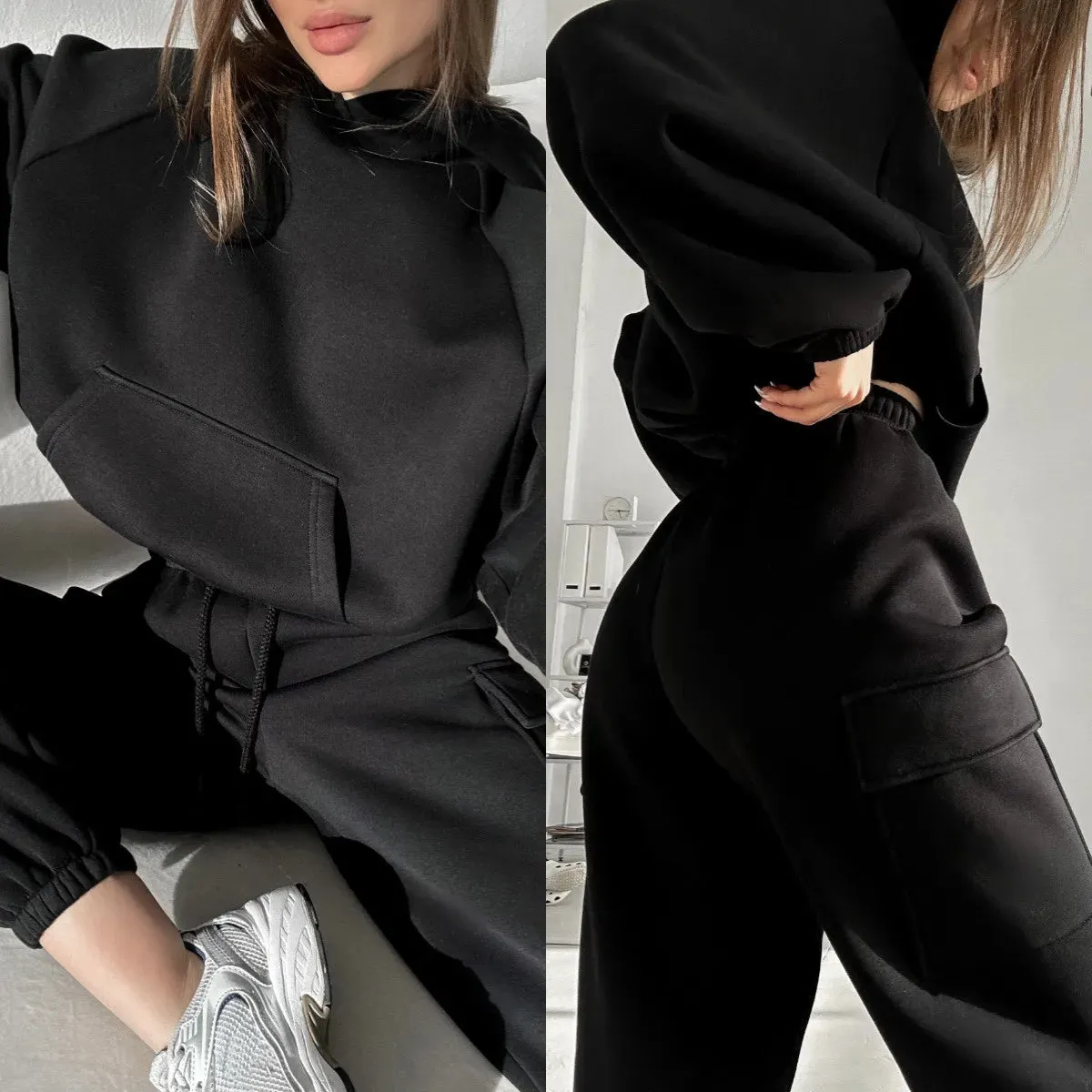 AURELIA | Cozy Hoodie and Cargo Pants Set