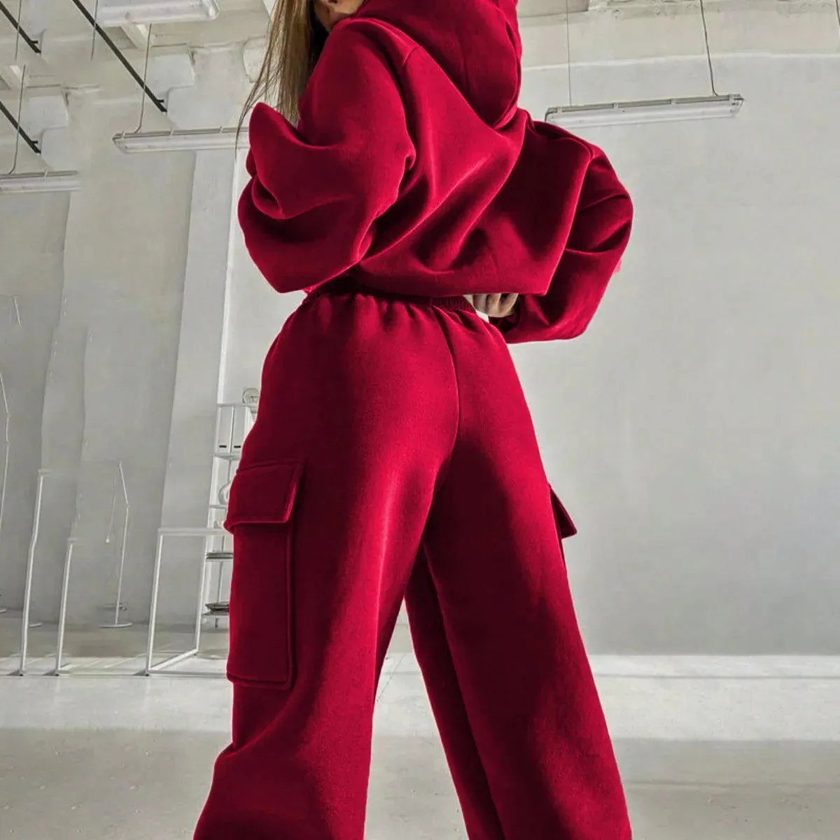 AURELIA | Cozy Hoodie and Cargo Pants Set