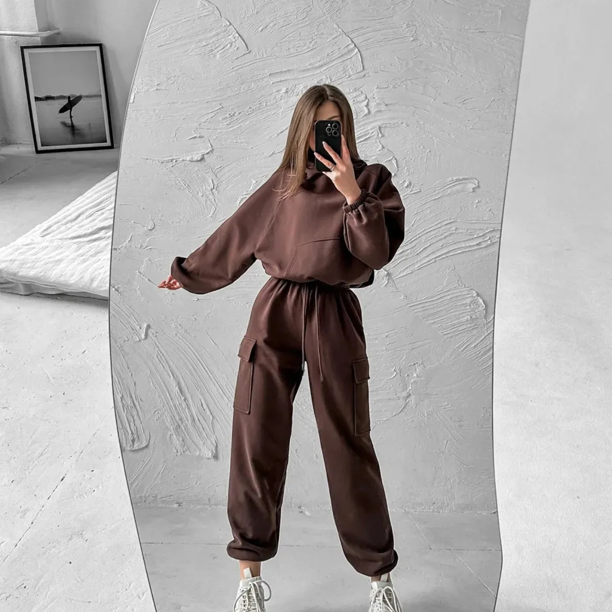 AURELIA | Cozy Hoodie and Cargo Pants Set