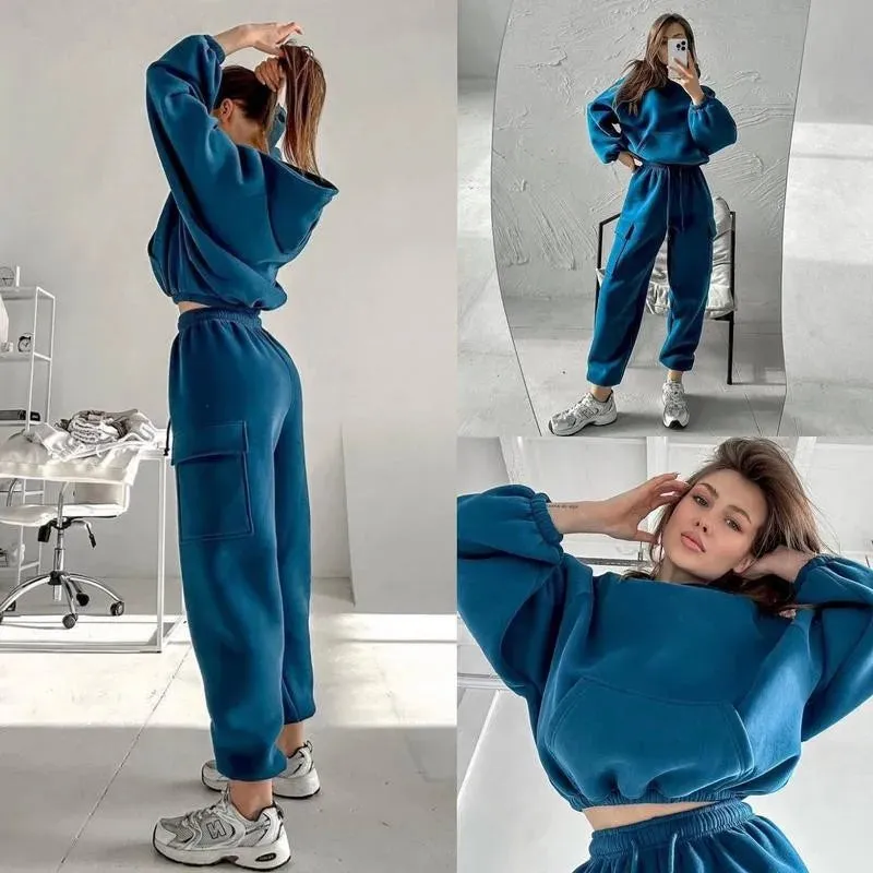 AURELIA | Cozy Hoodie and Cargo Pants Set
