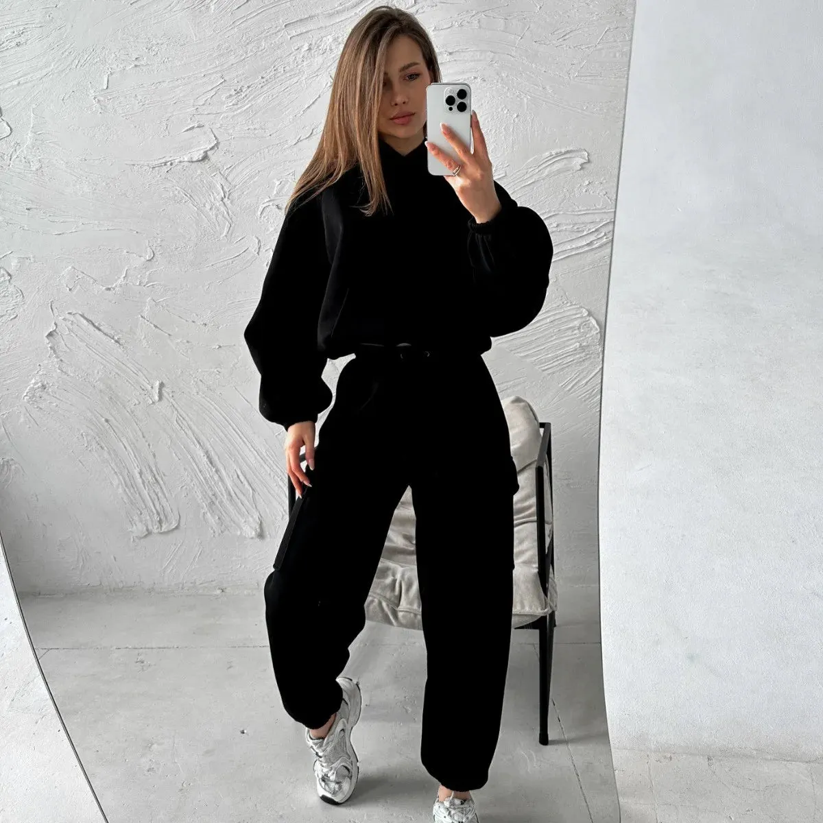 AURELIA | Cozy Hoodie and Cargo Pants Set