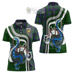 Bailey Tartan Women's Polo Shirt with Epic Bagpipe Style