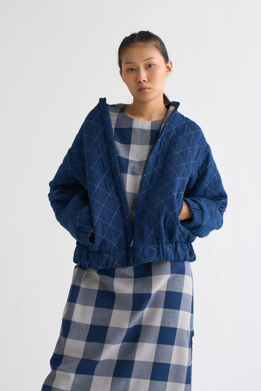 Bomber Jacket Co-ord - Navy