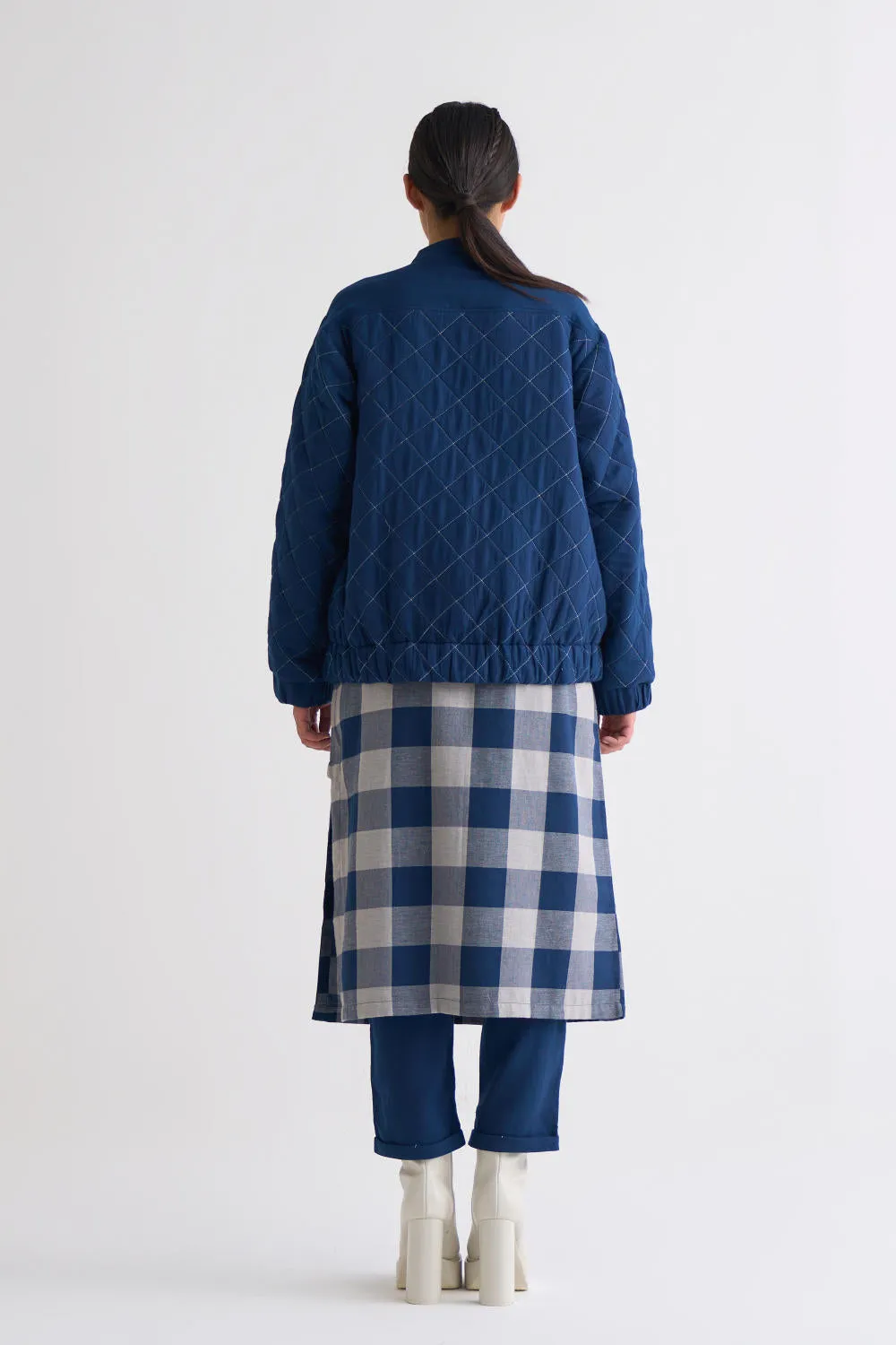 Bomber Jacket Co-ord - Navy