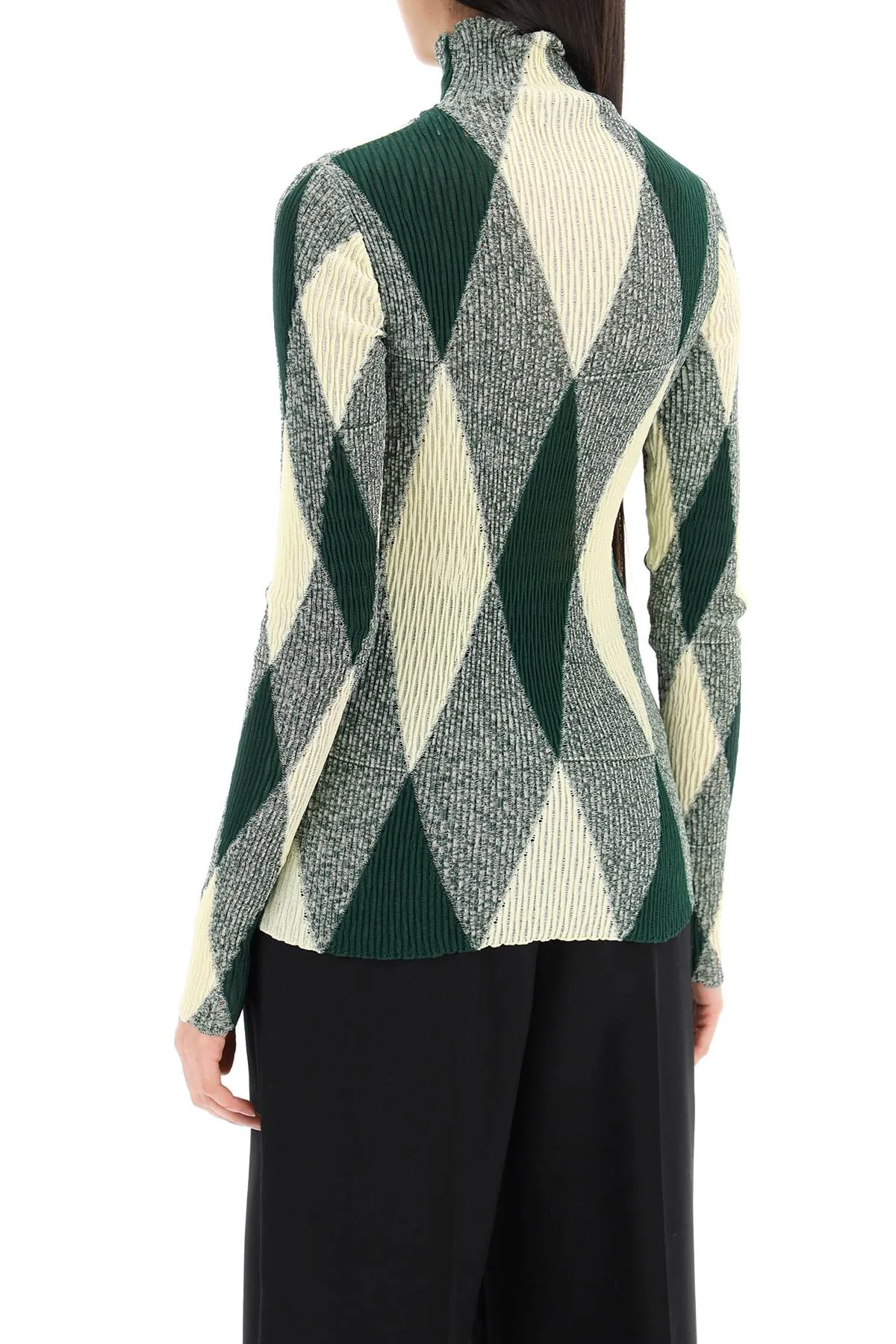 Burberry "striped Cotton And Silk Dolcev