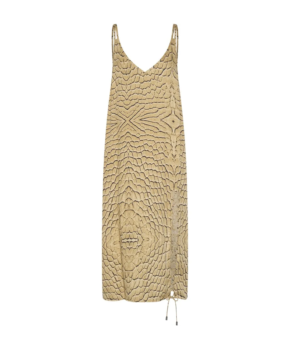 DELUSION LACED SLIP DRESS