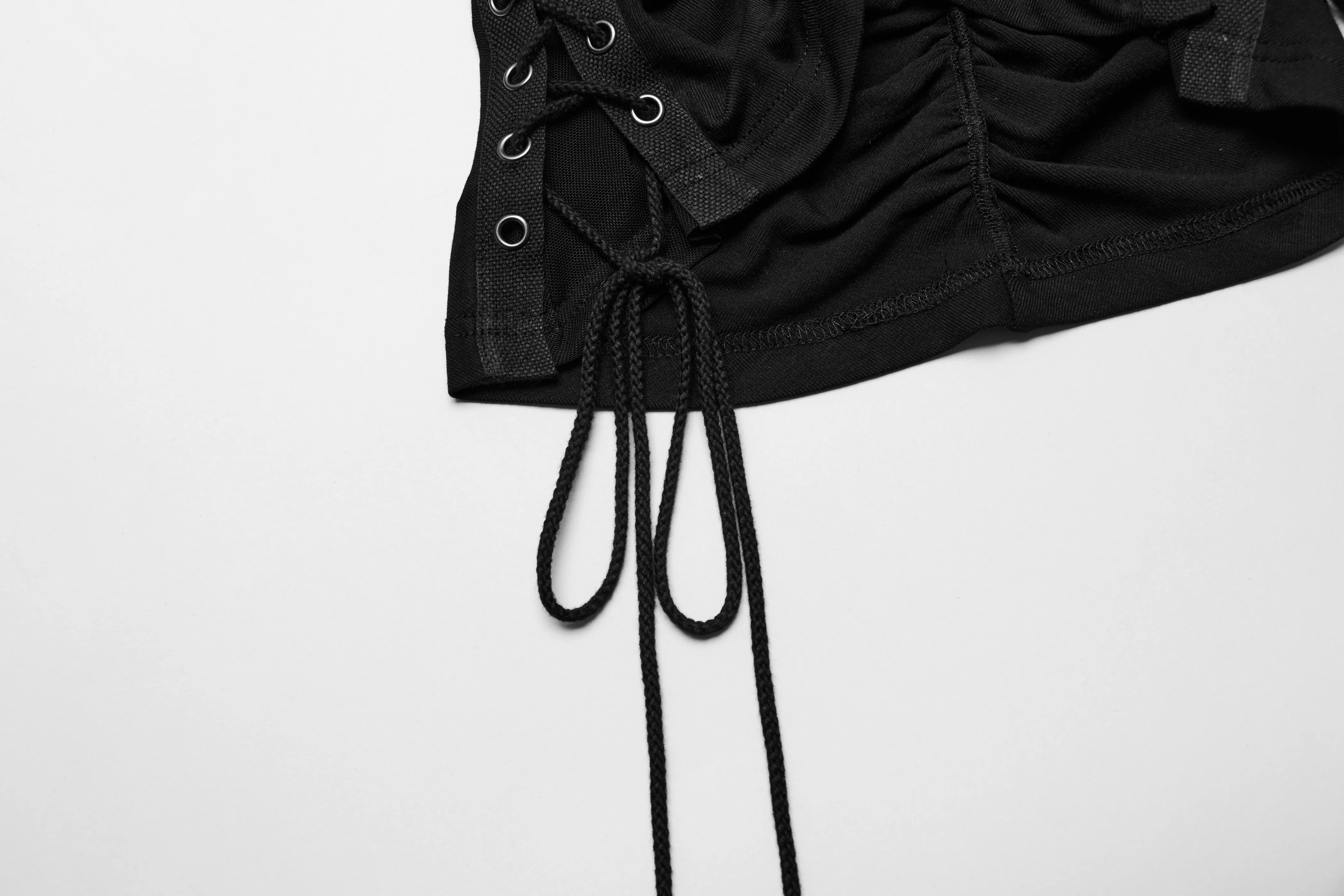Dystopia Slip Dress (Black)