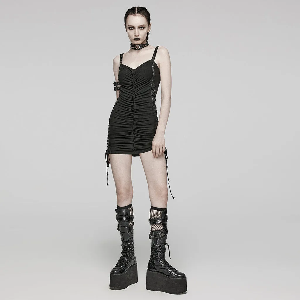 Dystopia Slip Dress (Black)