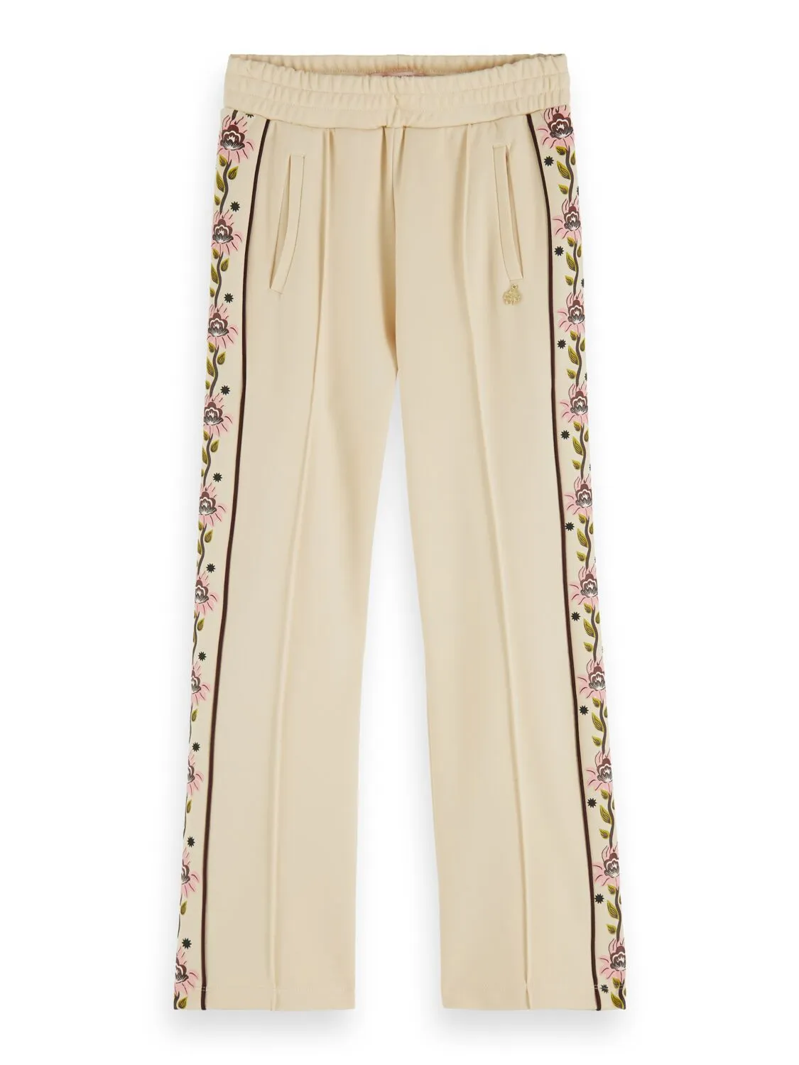 Flower Print Wide Leg Sweatpants