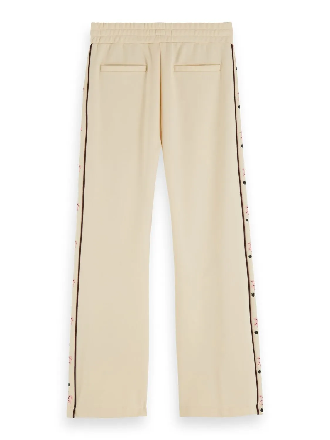 Flower Print Wide Leg Sweatpants
