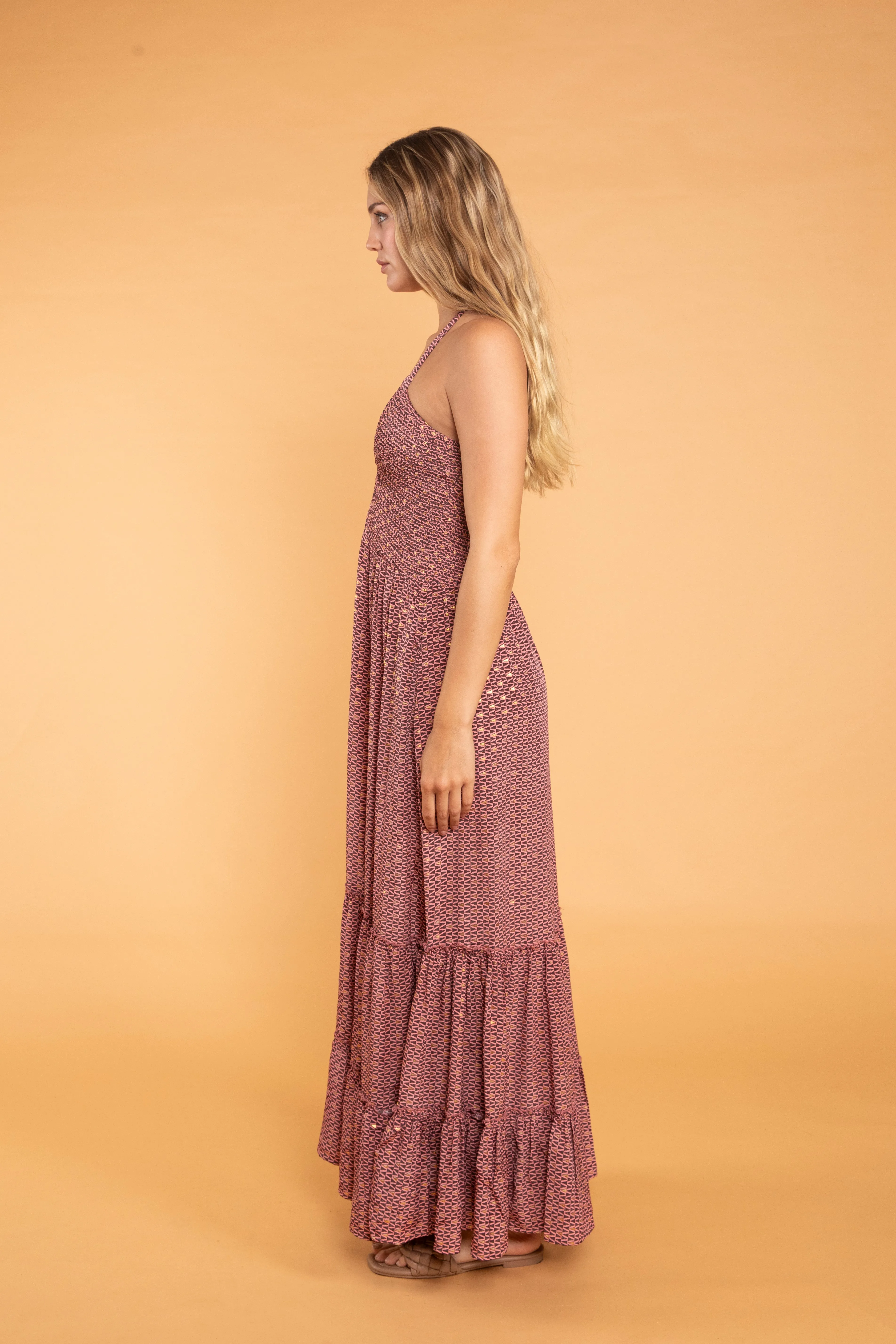 Giana Maxi Halter Dress
