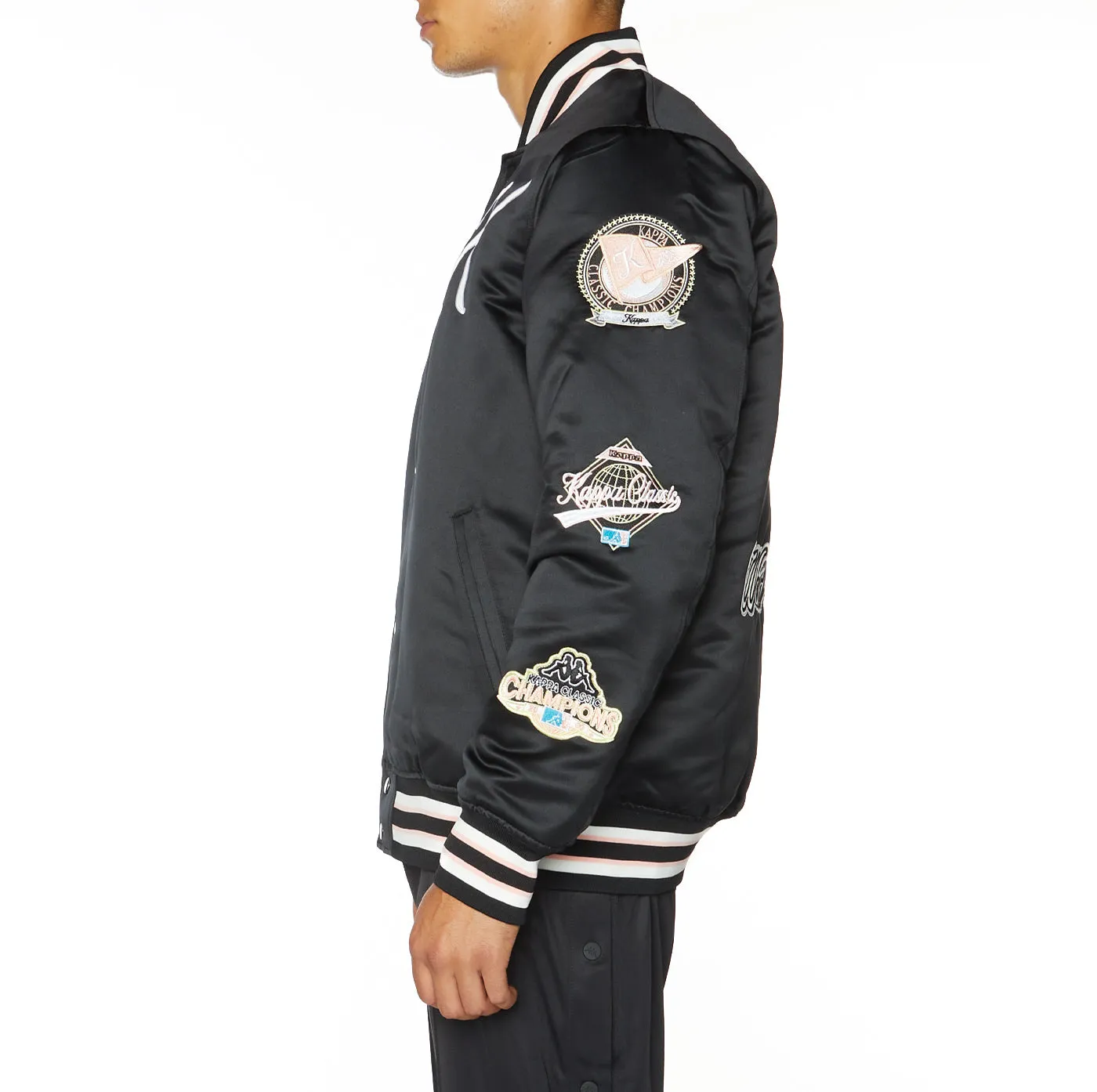 Logo Jasper Bomber Jacket - Jet Black