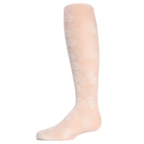 Memoi Sheer Flower Tights - MK 716