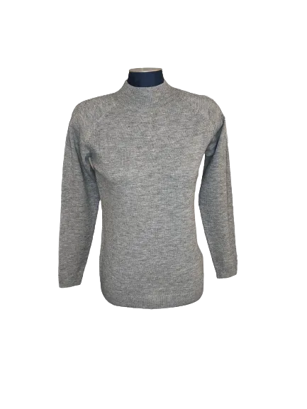 Mock Neck Knit Sweater