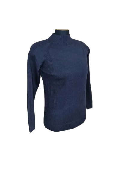 Mock Neck Knit Sweater