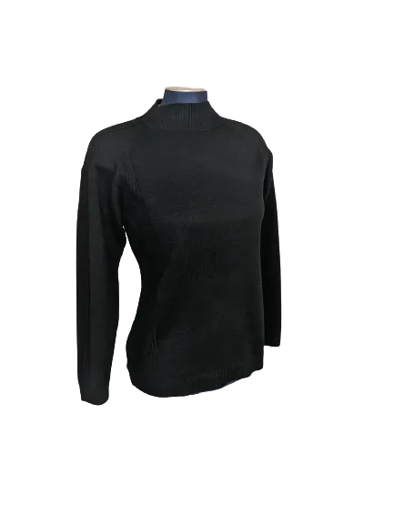Mock Neck Knit Sweater