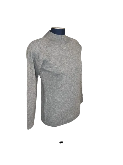 Mock Neck Knit Sweater