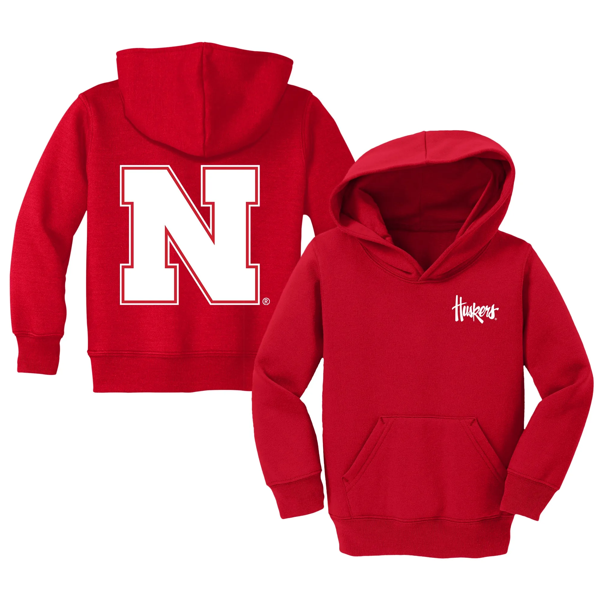 Nebraska Cornhuskers Logo Toddler Pullover Sweatshirt