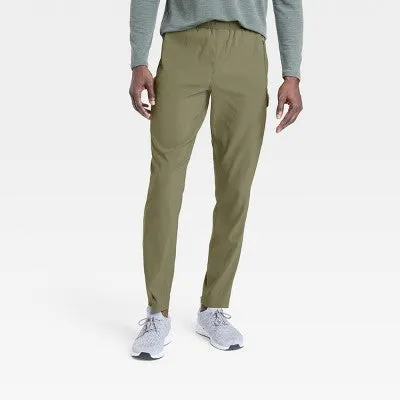 New - All In Motion Men's DWR Water Resistant Cargo Pants Midweight Loose Fit