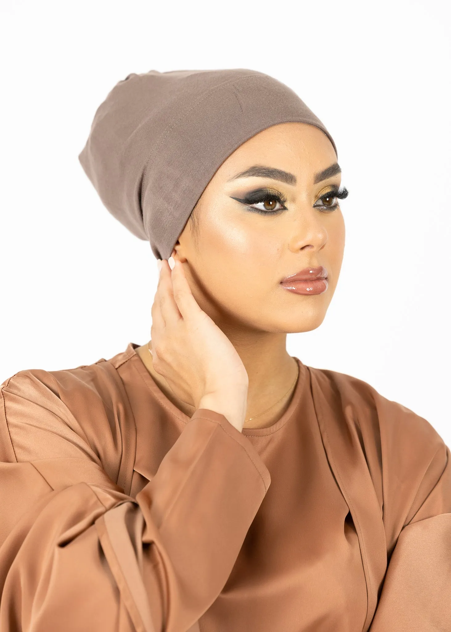 Non Slip Cap - Shades of Brown
