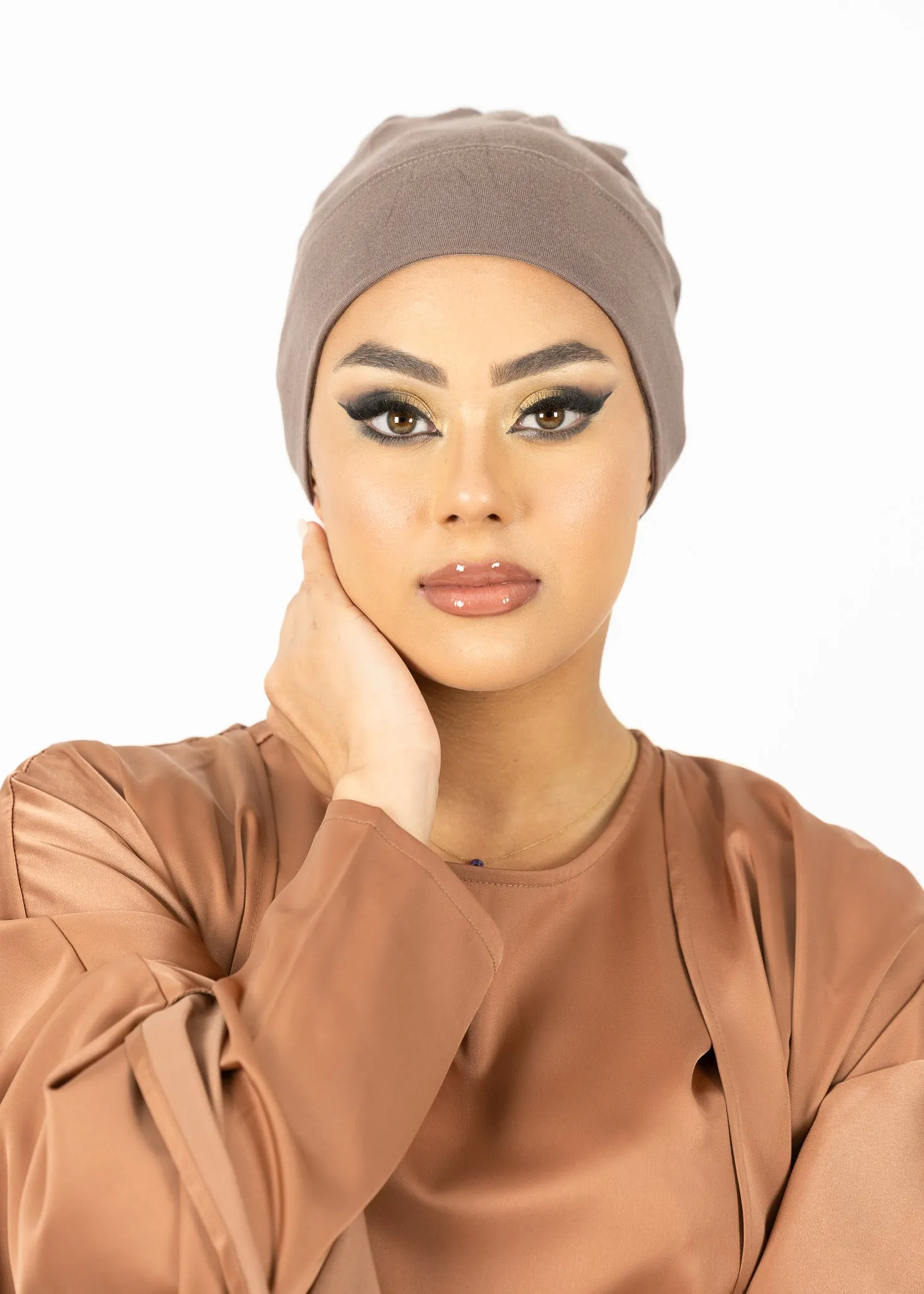 Non Slip Cap - Shades of Brown