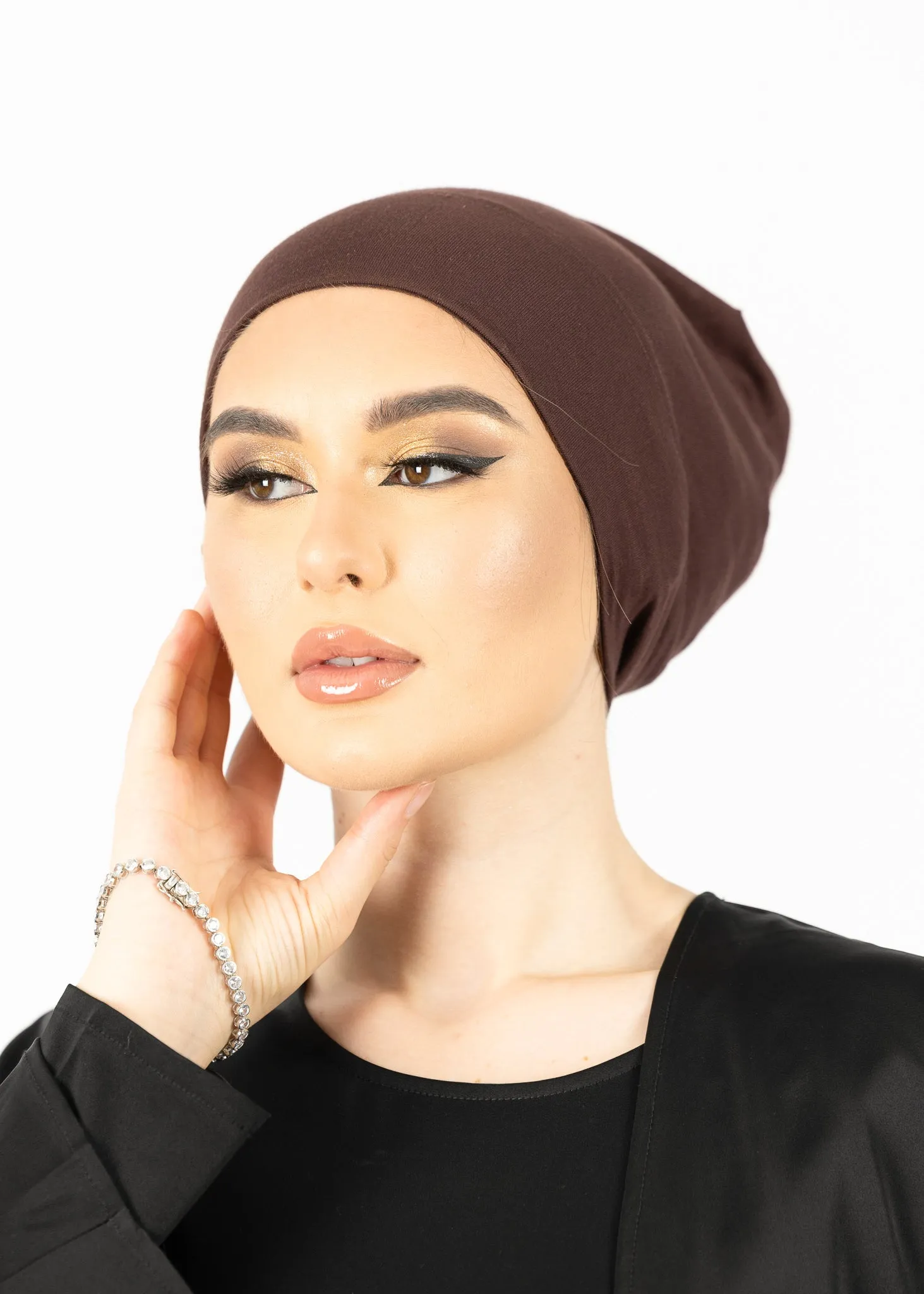 Non Slip Cap - Shades of Brown