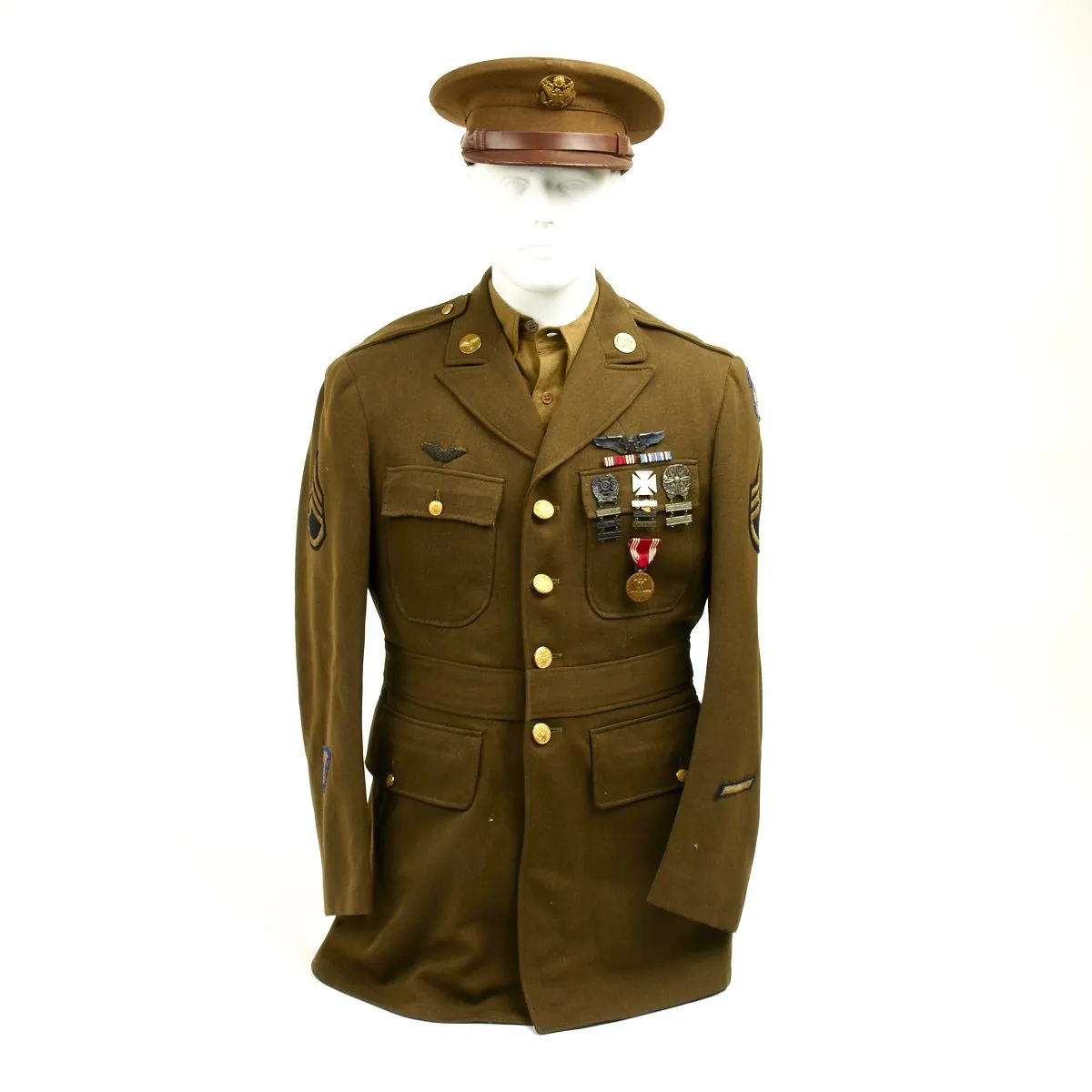 Original U.S. WWII B-17 Radio Operator Aerial Gunner Grouping