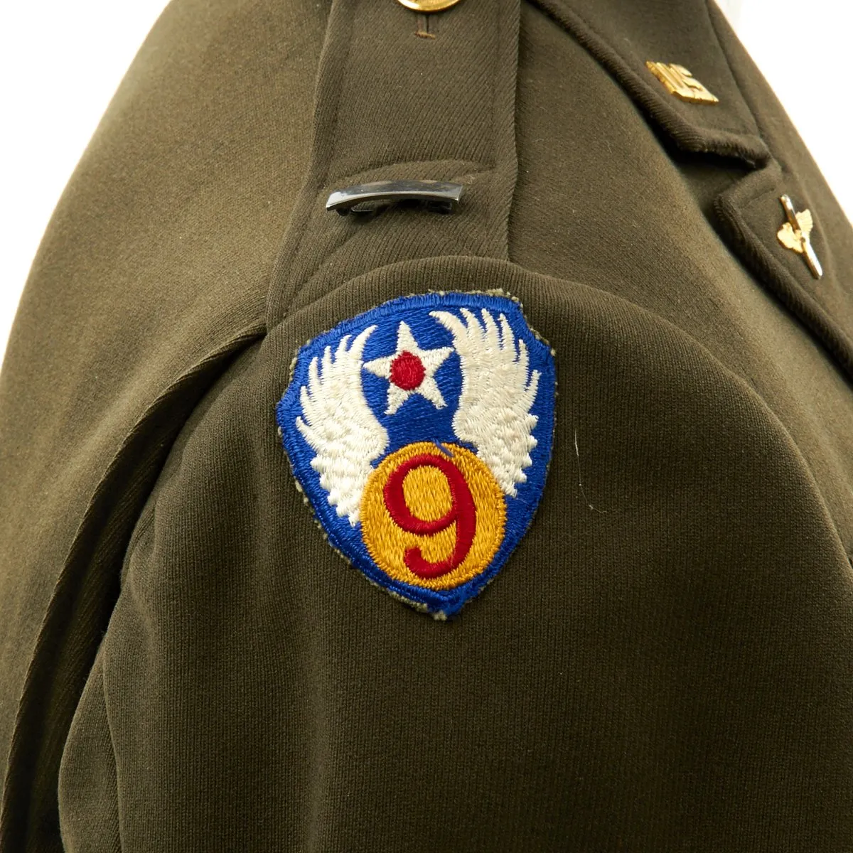 Original U.S. WWII P-47 Thunderbolt Fighter Pilot Named Grouping with Interview - 392nd Fighter Squadron