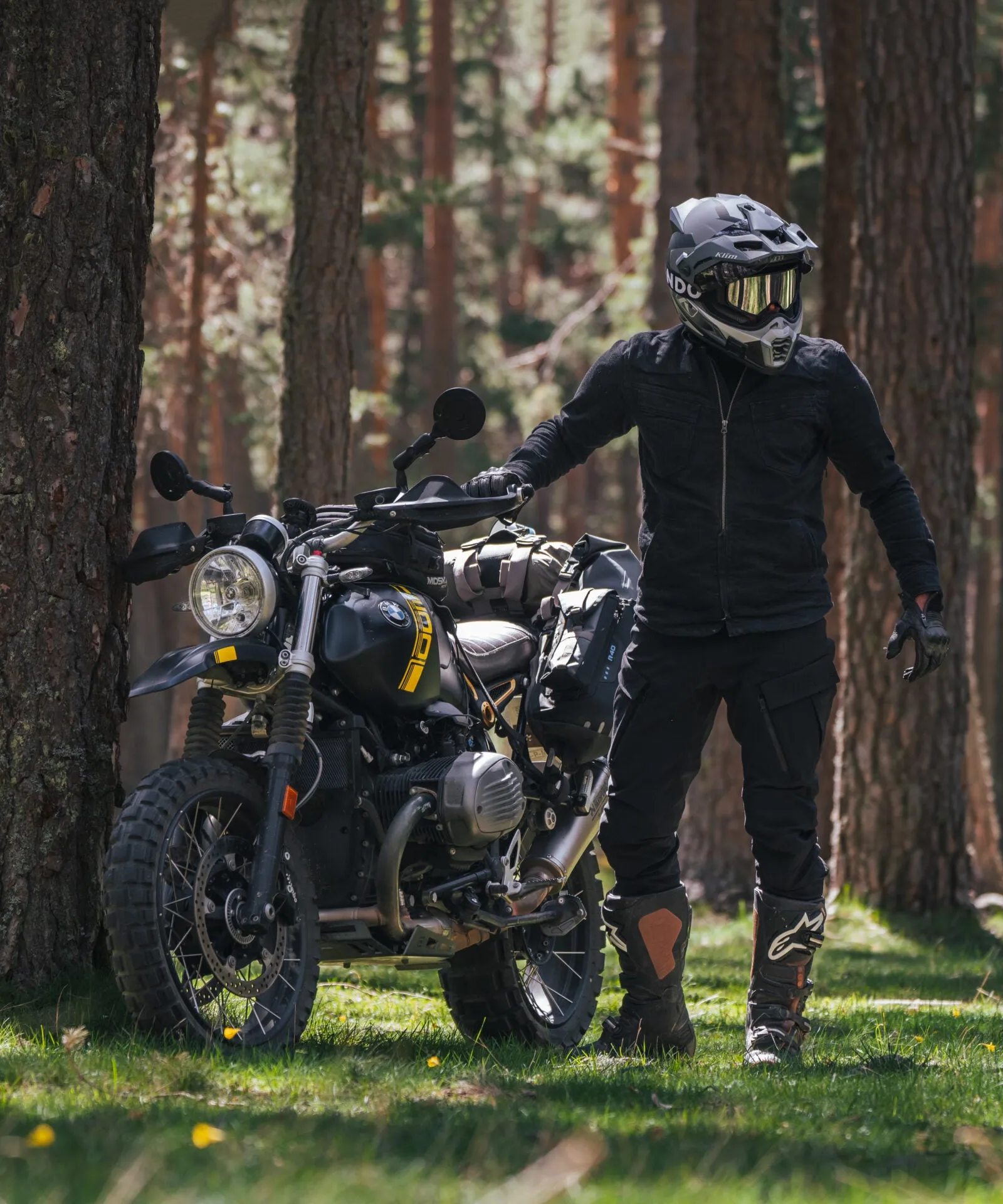 Pando Moto Triton WP Slim Men's Trouser - Black