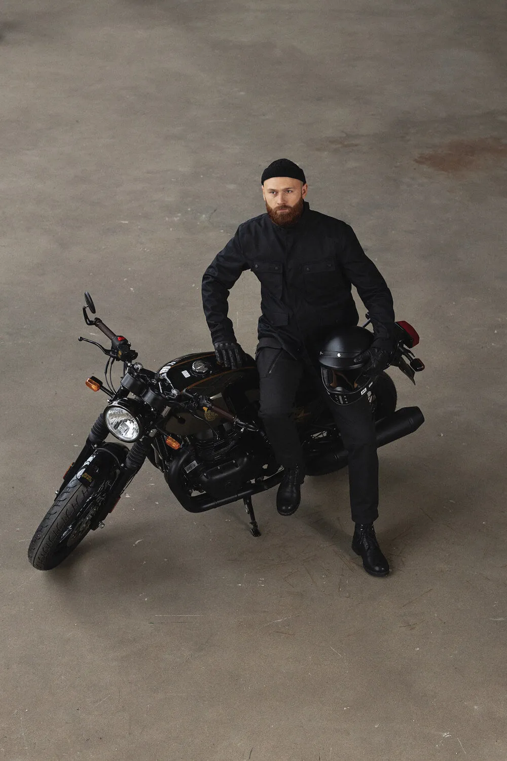 Pando Moto Triton WP Slim Men's Trouser - Black