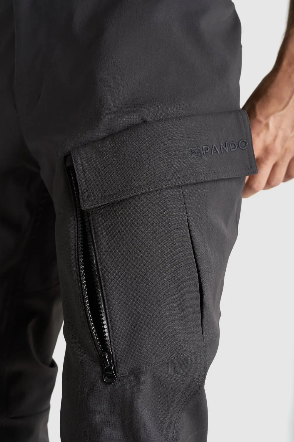 Pando Moto Triton WP Slim Men's Trouser - Black