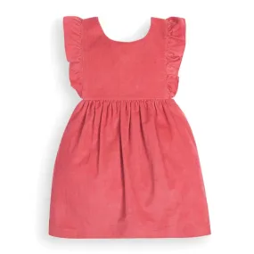 Pretty Frill Cord Jumper Dress