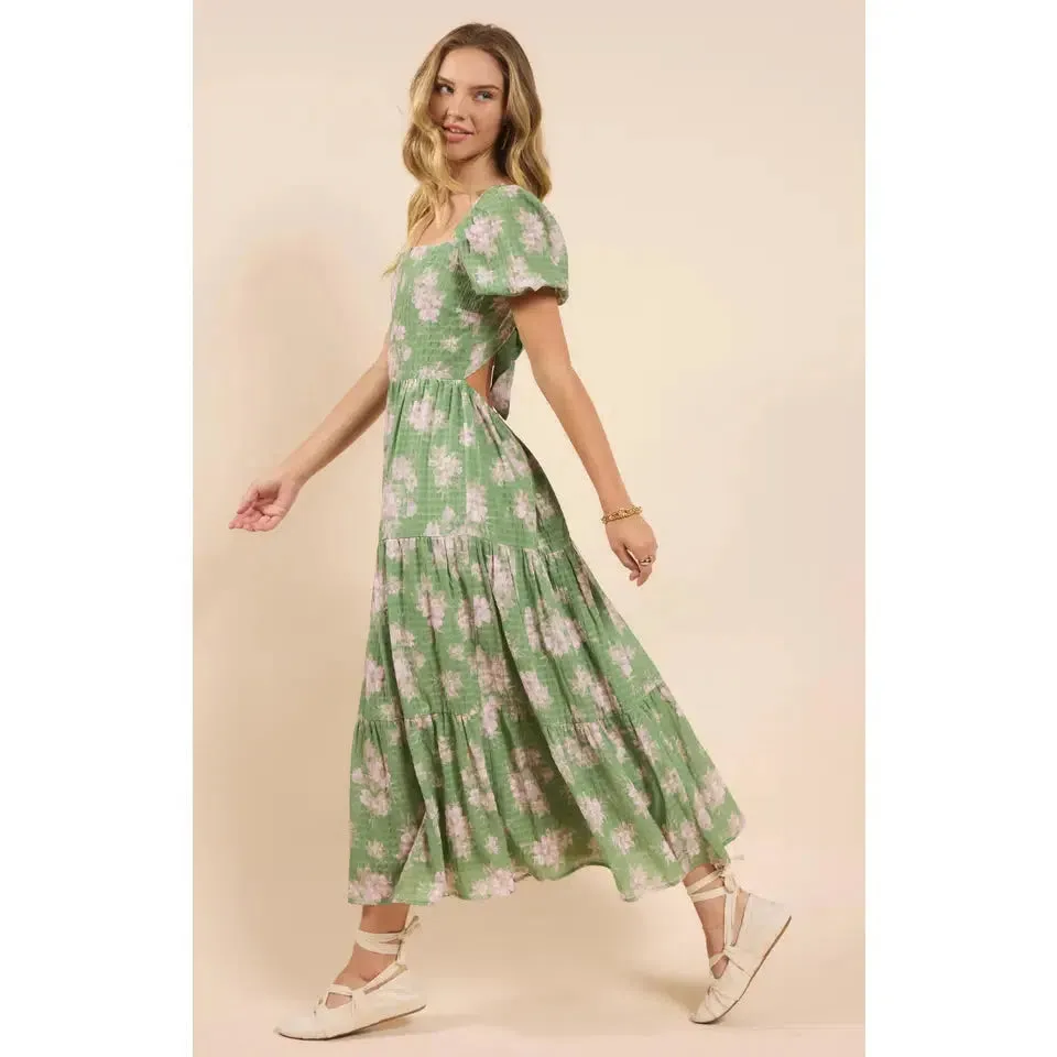 Rainy Days Tiered Maxi Dress - Sadie & Sage