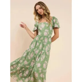 Rainy Days Tiered Maxi Dress - Sadie & Sage