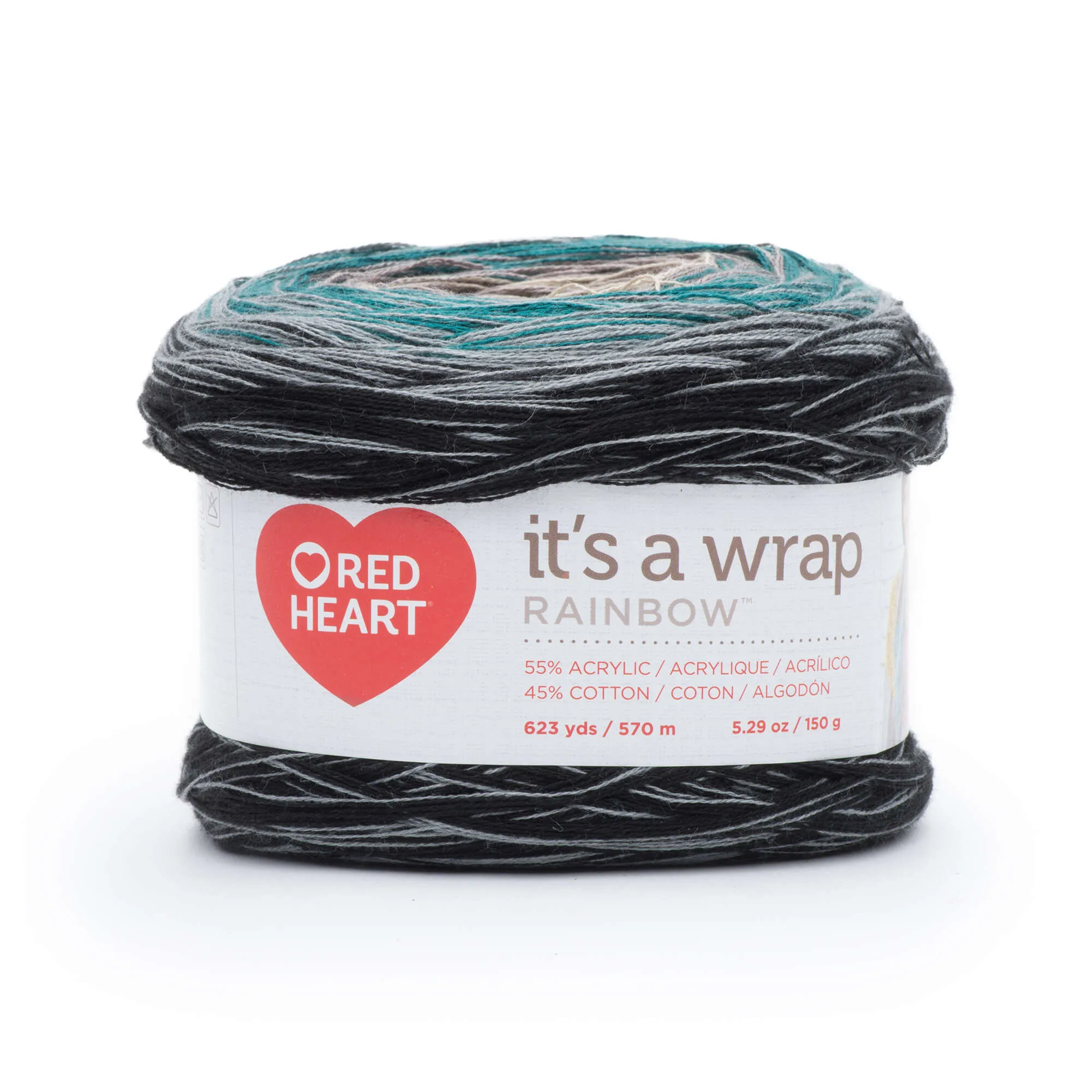 Red Heart It's a Wrap Rainbow Yarn - Discontinued shades