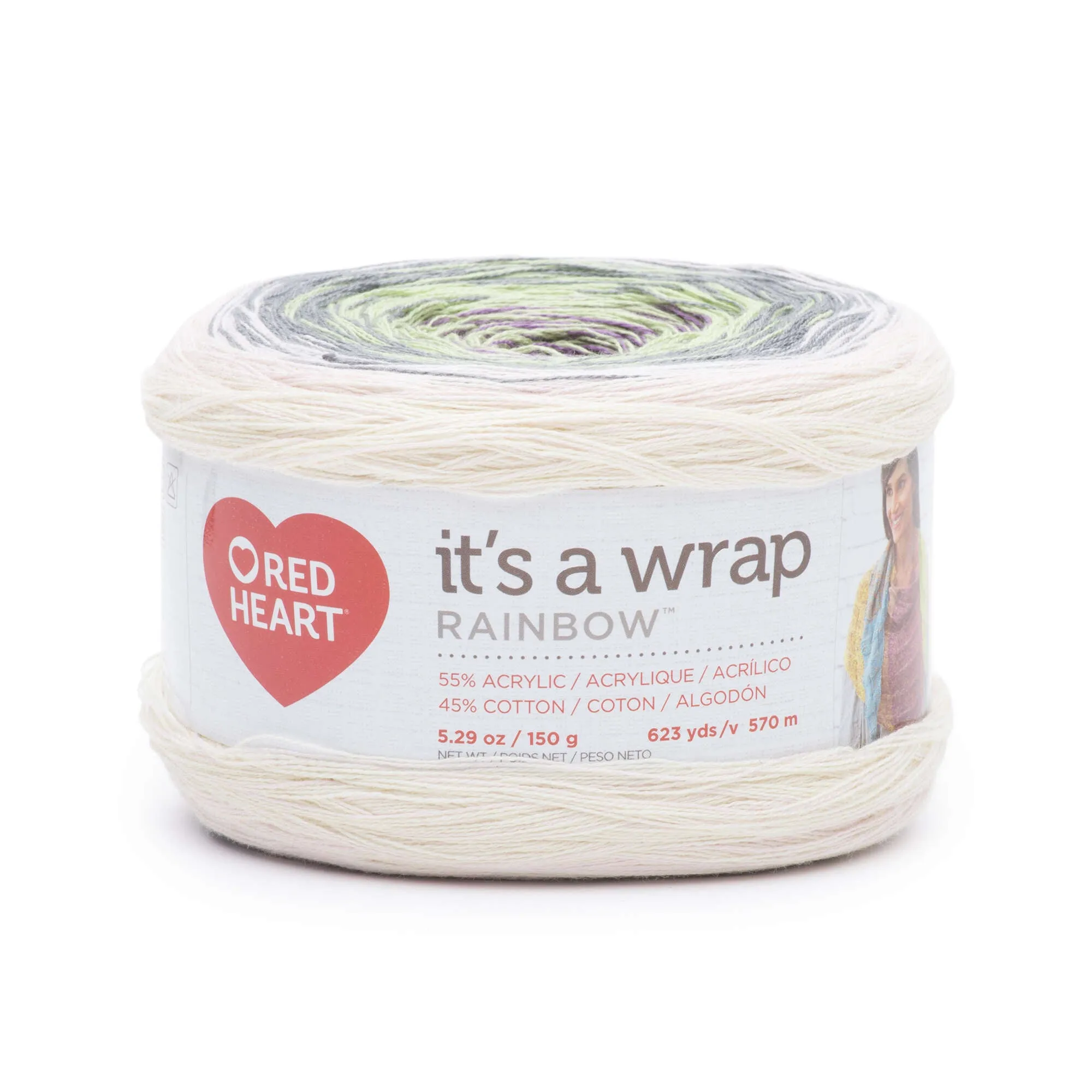 Red Heart It's a Wrap Rainbow Yarn - Discontinued shades