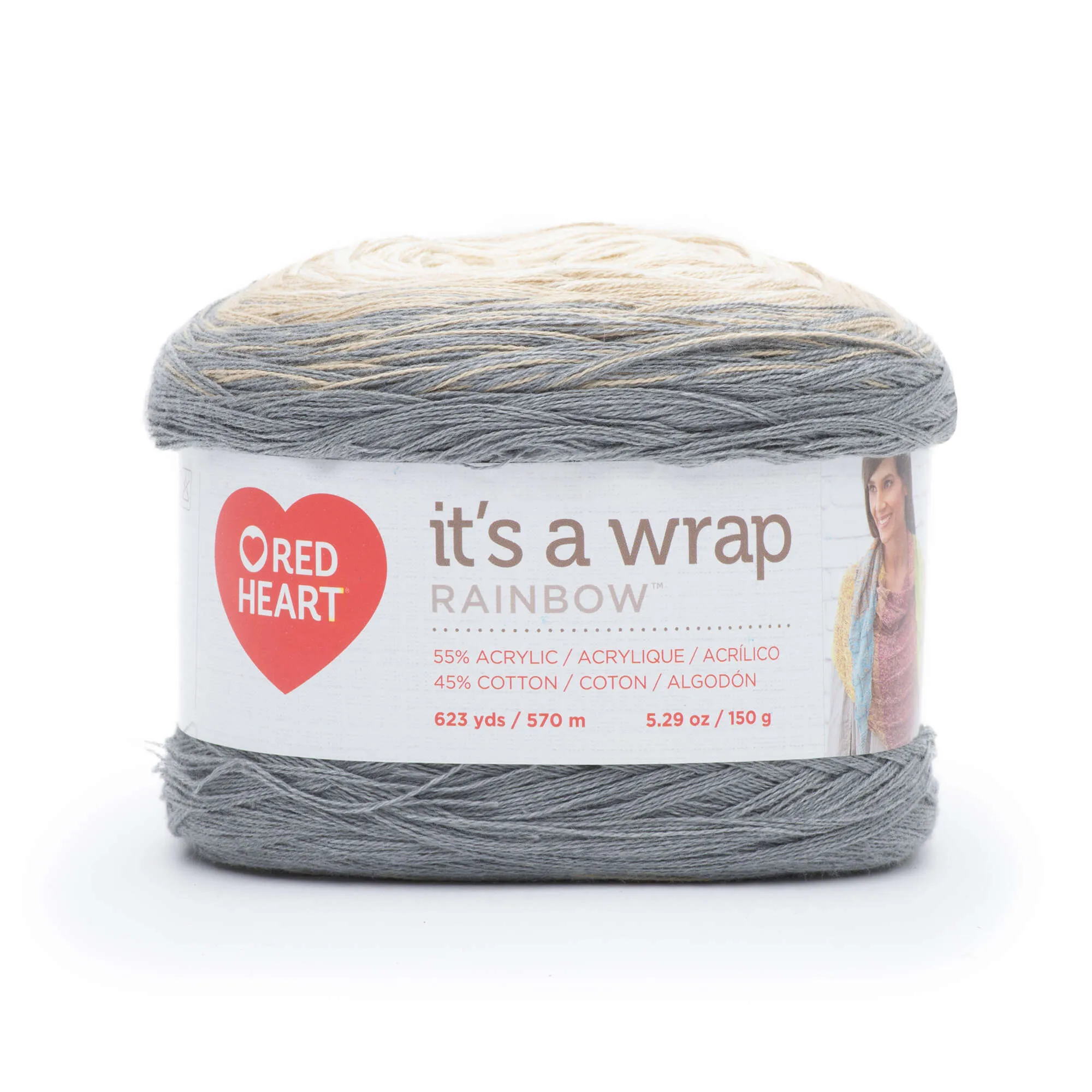 Red Heart It's a Wrap Rainbow Yarn - Discontinued shades