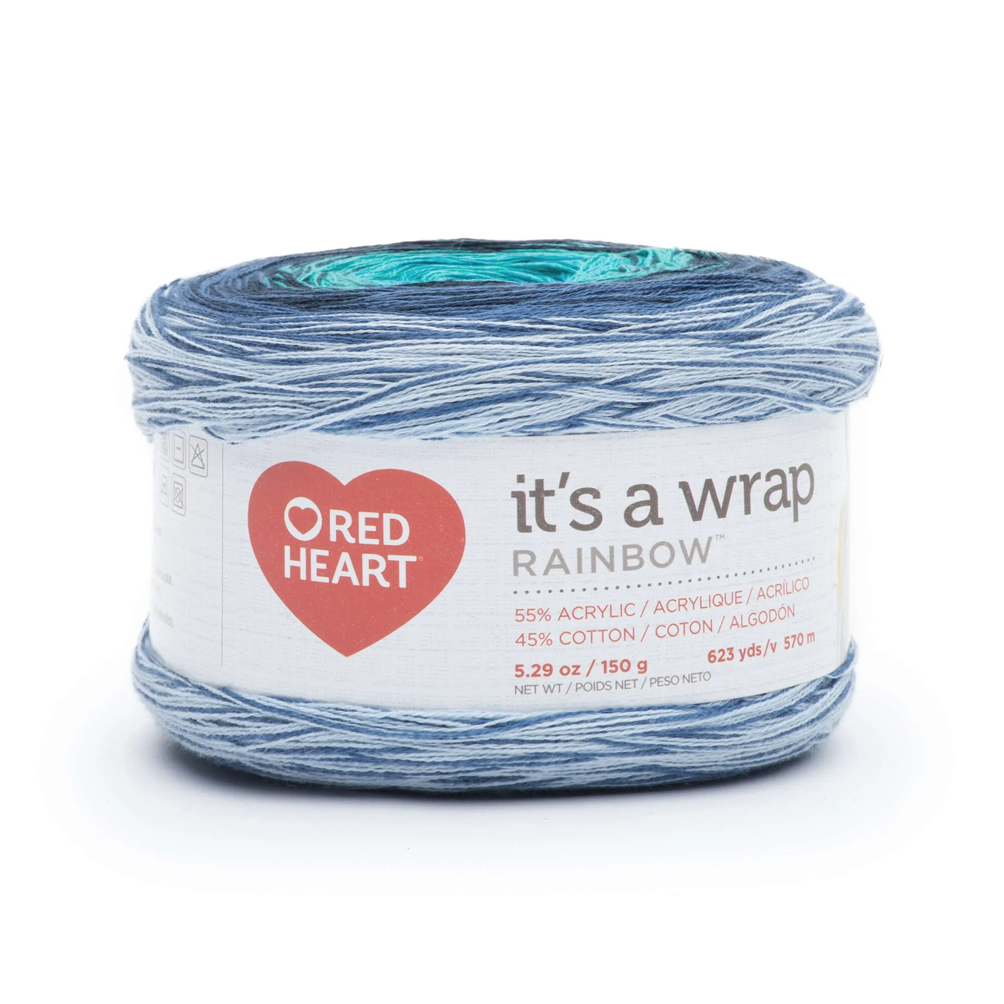 Red Heart It's a Wrap Rainbow Yarn - Discontinued shades