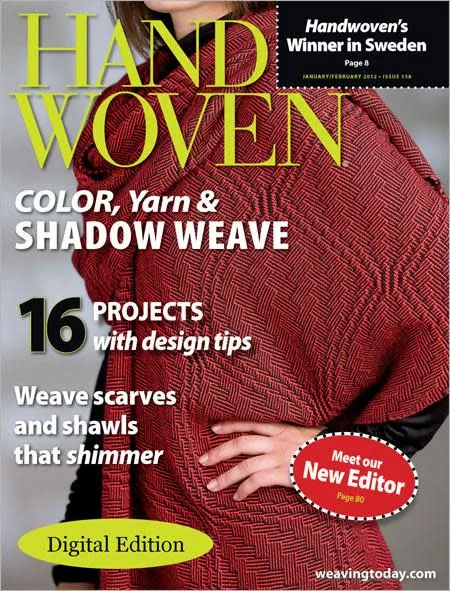 Shimmering Shadow Weave Shawl in Bambu 7