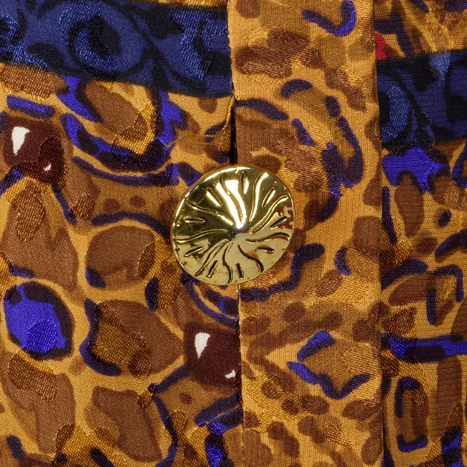 Small Yves Saint Laurent Rive Gauche 1980s Silk 2 Piece Dress