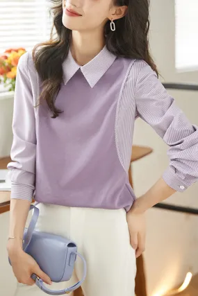 Women's Vintage Knit Casual Tunic Top