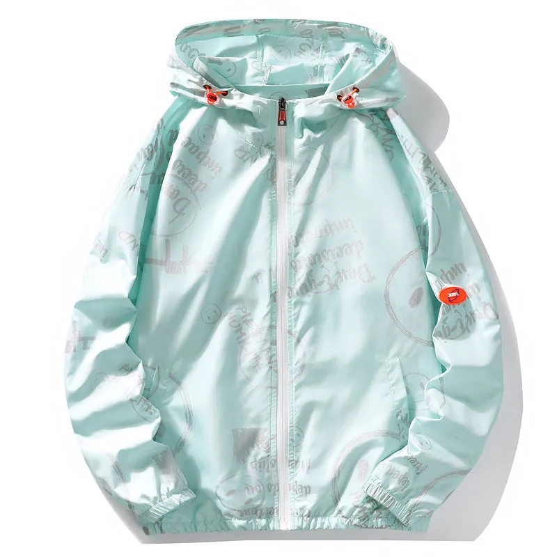 xiangtuibao  Sun Protection Clothing Men's Summer Ice Silk Quick-Drying Ultra-Thin Breathable Sun Protection Clothing UV Protection Couple Wear Men's Women's Hoodie Coat