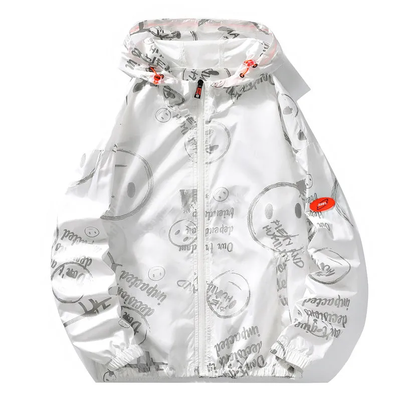 xiangtuibao  Sun Protection Clothing Men's Summer Ice Silk Quick-Drying Ultra-Thin Breathable Sun Protection Clothing UV Protection Couple Wear Men's Women's Hoodie Coat