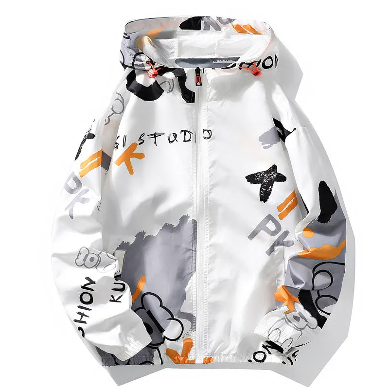 xiangtuibao  Sun Protection Clothing Men's Summer Ice Silk Quick-Drying Ultra-Thin Breathable Sun Protection Clothing UV Protection Couple Wear Men's Women's Hoodie Coat